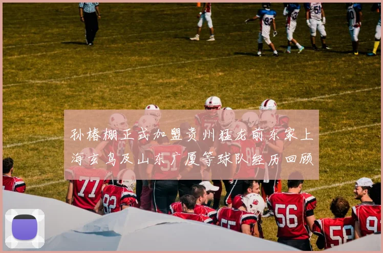 孙椿棚正式加盟贵州猛龙前东家上海玄鸟及山东广厦等球队经历回顾